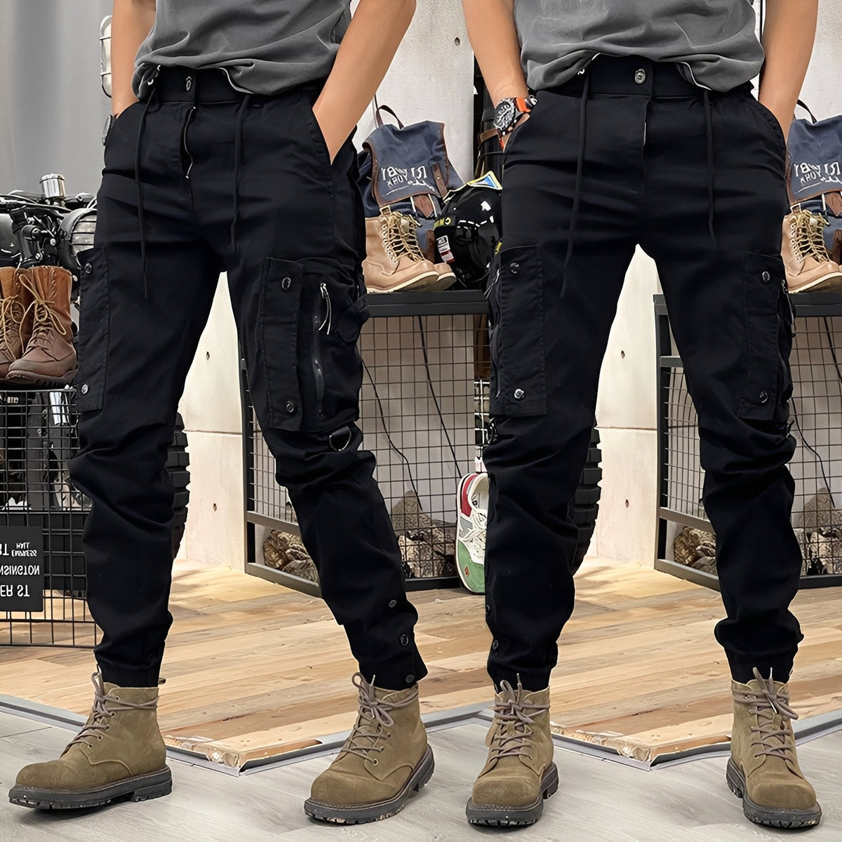 Pantalon Tactique Homme – Style Utilitaire Moderne pour le Quotidien