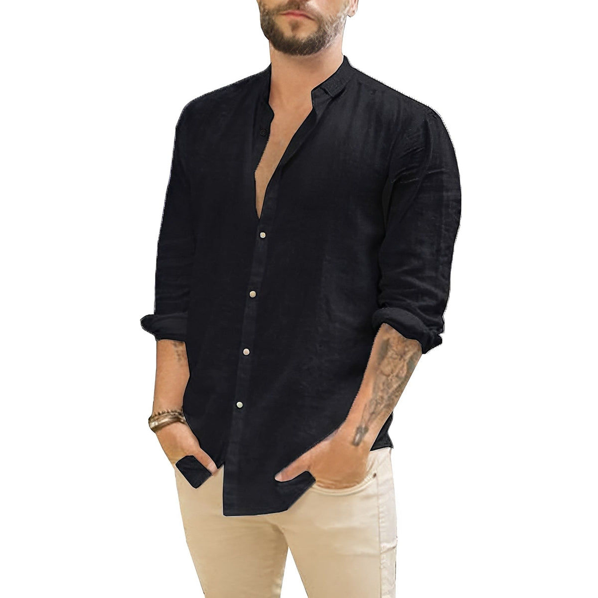 Chemise Homme Classique – Style Épuré et Confort Quotidien