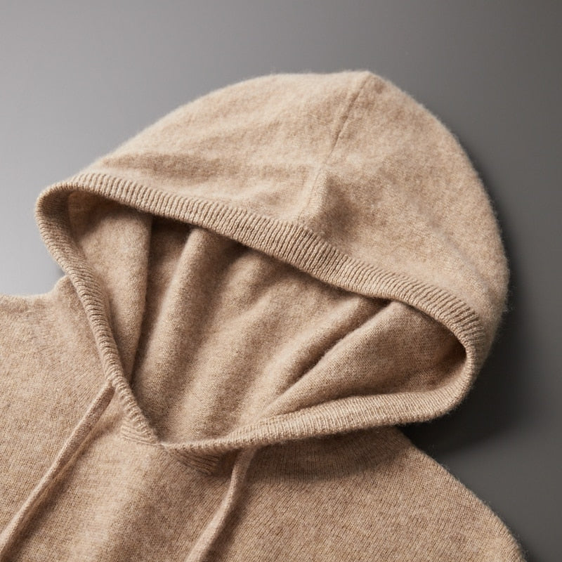 Hoodie Homme en Cachemire | Luxe Décontracté et Confort Chaud