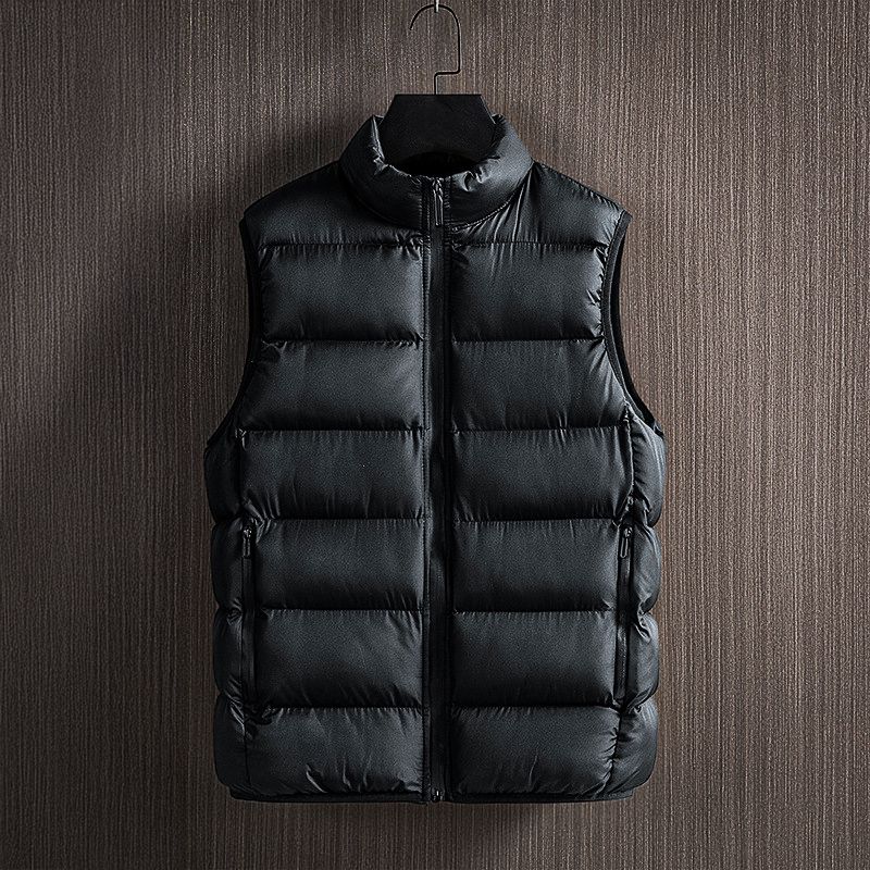 Derek | Gilet Matelassé Homme à Col Montant, Fermeture Zippée Complète et Rembourrage Chaud