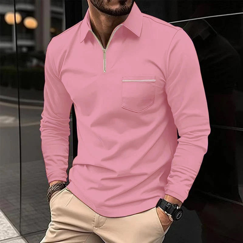 Polo Manche Longue Homme | Élégance Sportive & Confort Moderne