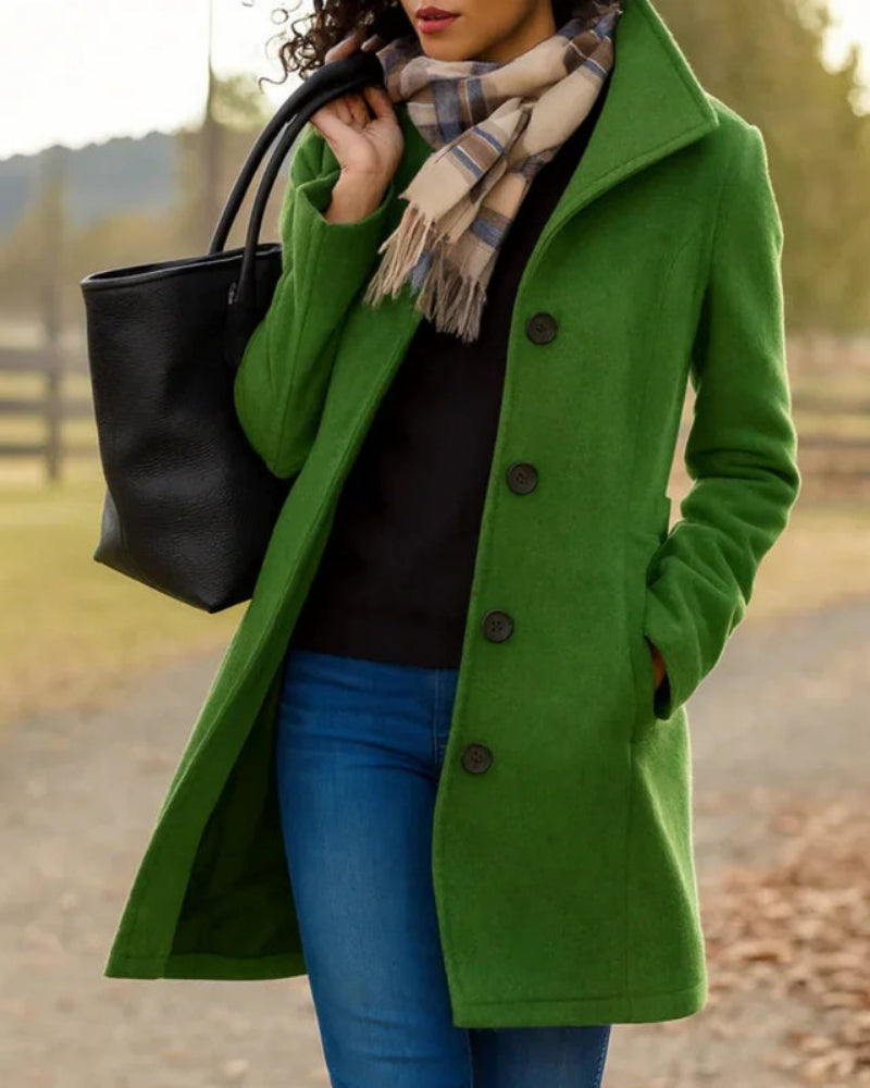Trench-Coat Long pour Femme – Style Classique & Protection Légère