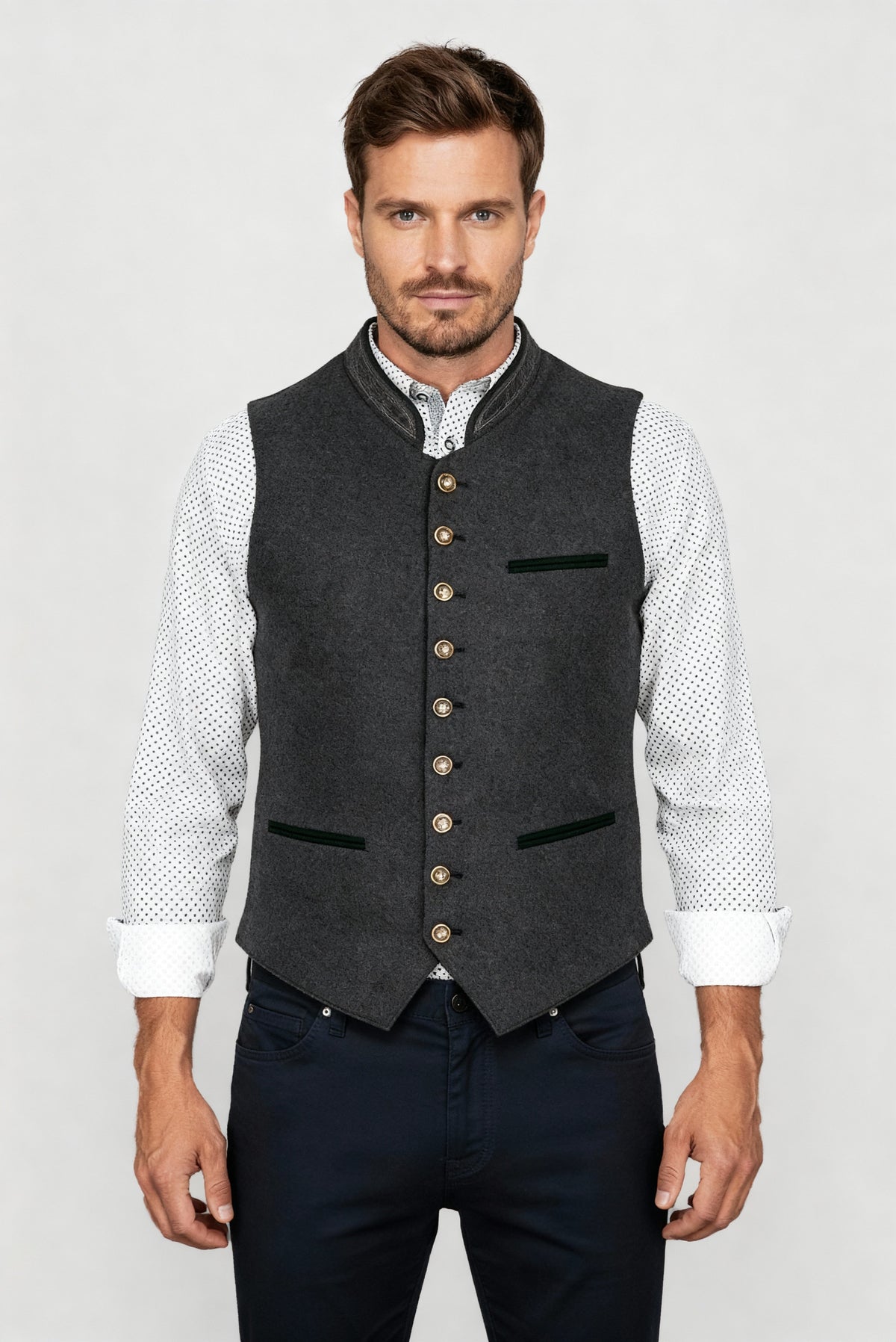 Thermal Vest Homme | Gilet Chaud et Stylé avec Col V Slim Fit