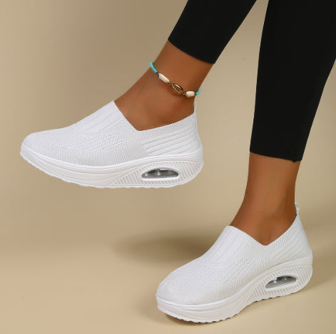 Sneakers Femme Slip-On Orthopédiques Respirantes et Confortables