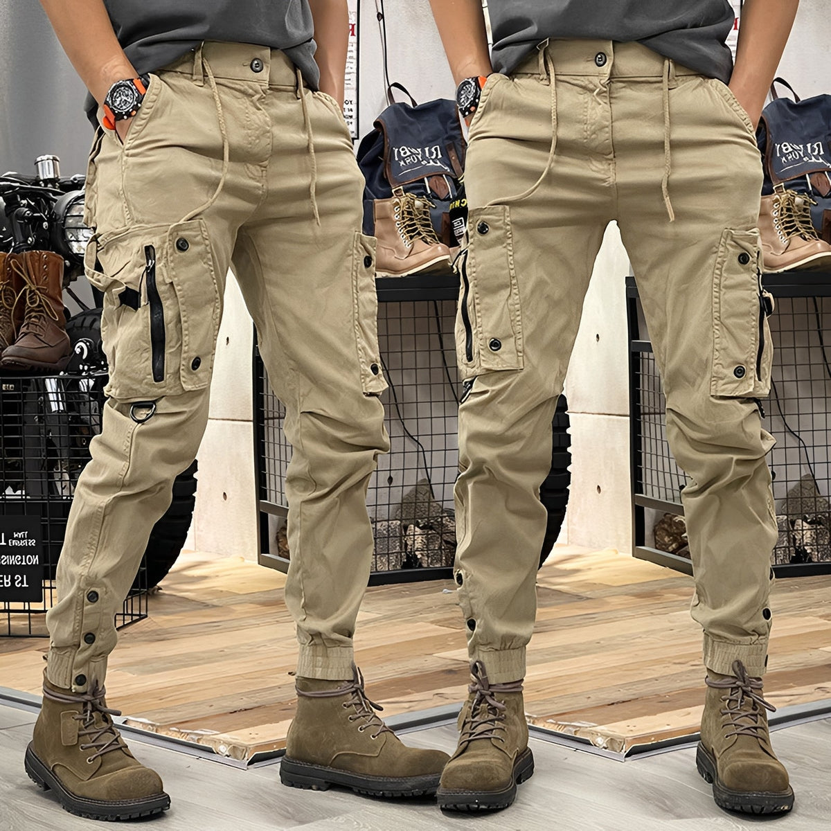 Pantalon Tactique Homme – Style Utilitaire Moderne pour le Quotidien