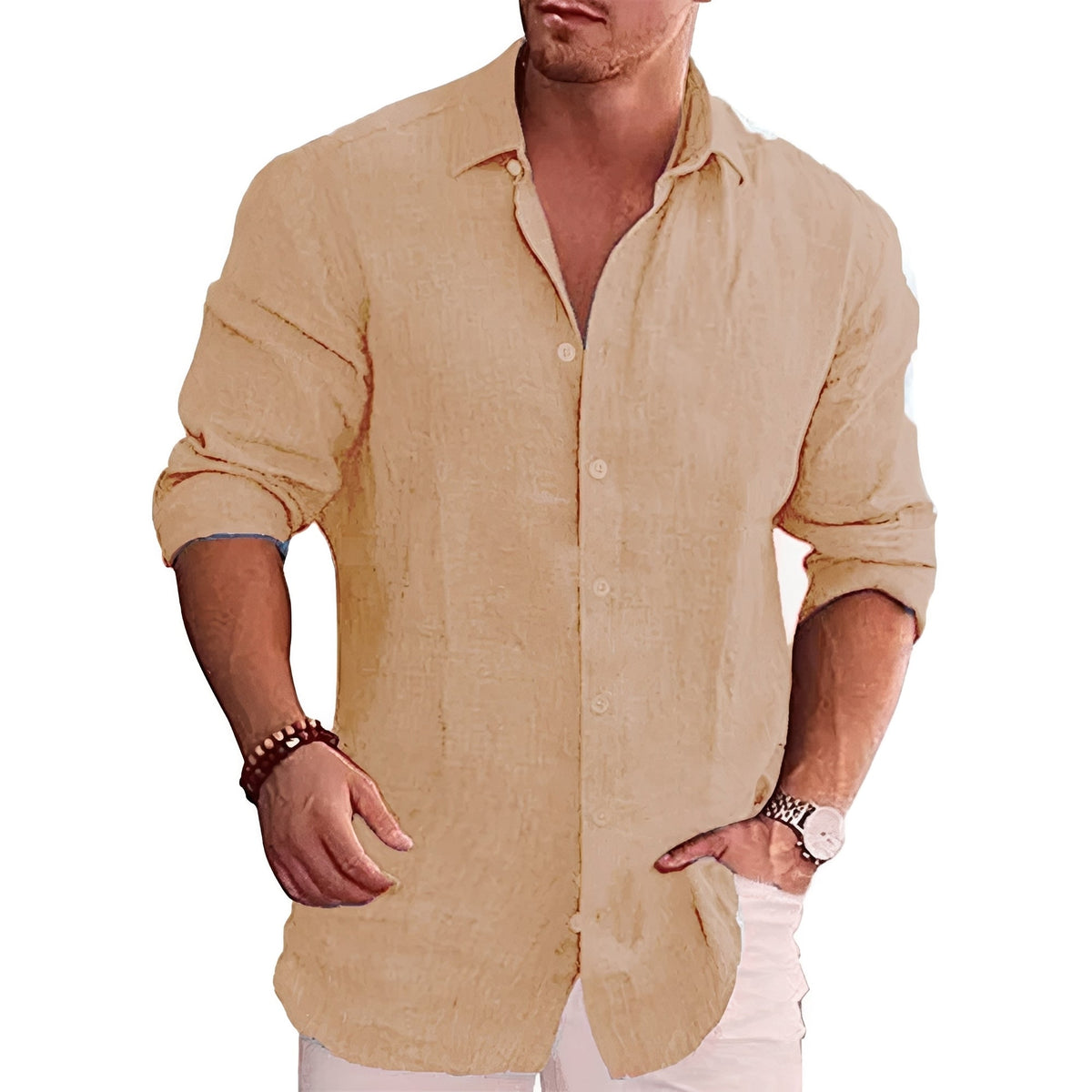 Chemise Homme Slim Fit – Élégance Classique et Coupe Moderne