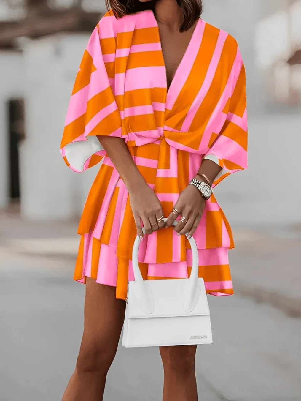 Robe Mini Femme Décontractée et Légère au Style Estival Moderne