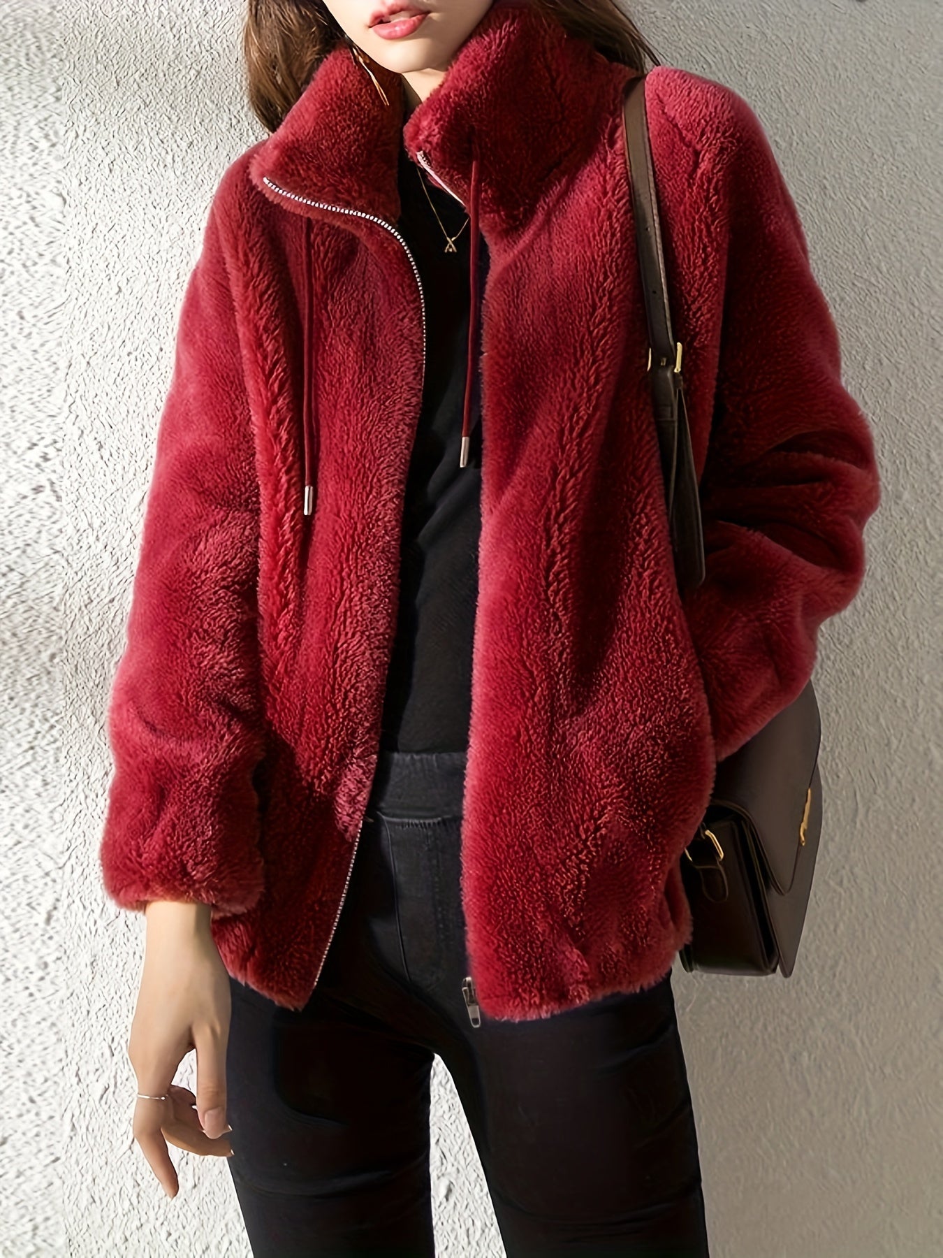 Veste Femme Douce en Façon Fourrure | Chaleur & Élégance Urbaine