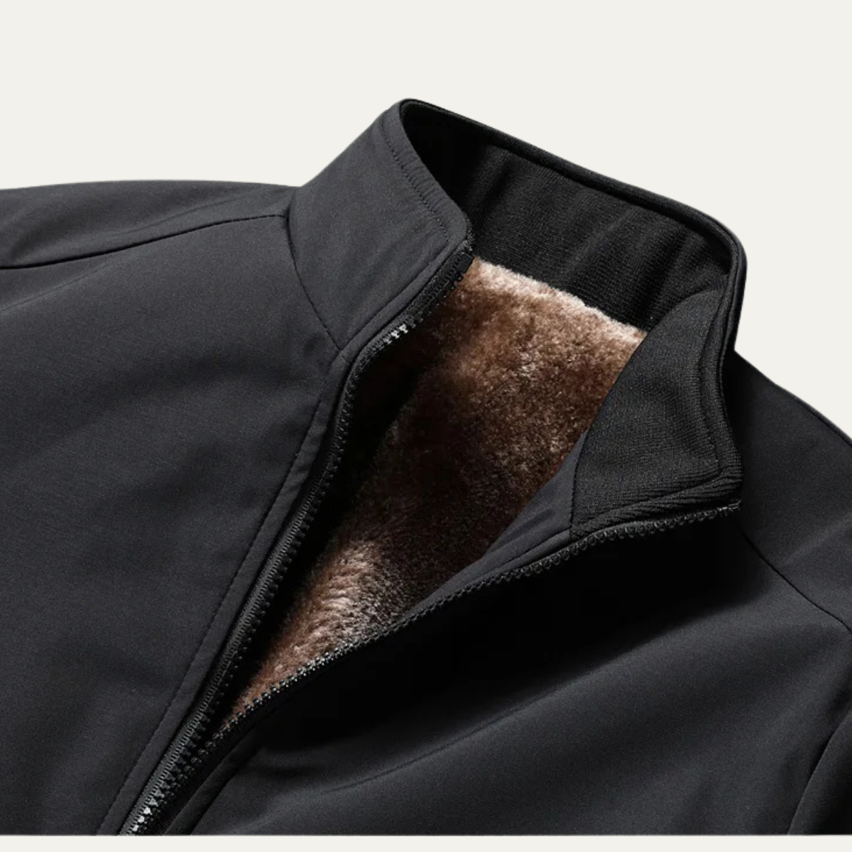 Veste Homme Hiver Matelassée avec Col Montant – Chaude, Confortable & Protectrice