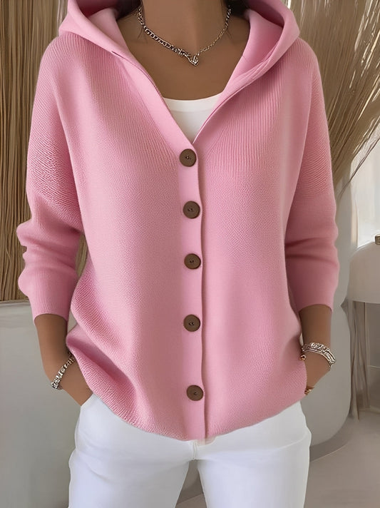Cardigan à capuche décontracté pour femme – Confortable, Stylé & Facile à Assortir
