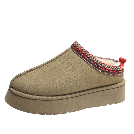 Pantoufles Plateau Furry Femme | Confort & Style