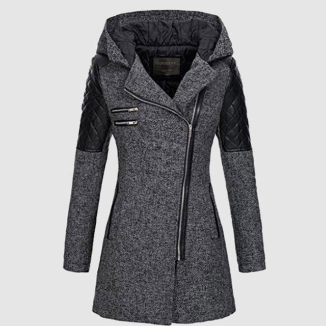 Adrienne | Veste matelassée zippée avec capuche pour femmes – Style chic et décontracté