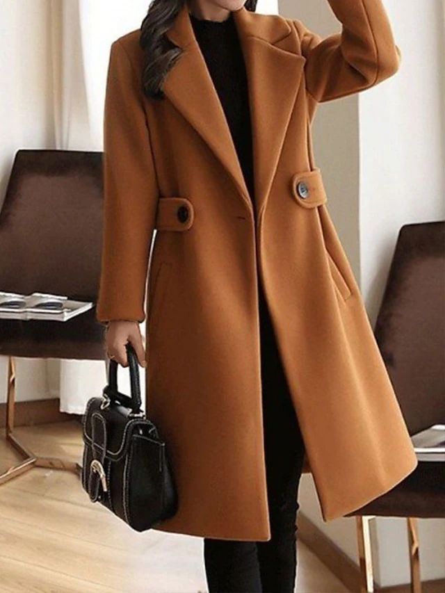 Manteau Classique en Laine Femme | Élégance et Chaleur pour l’Hiver