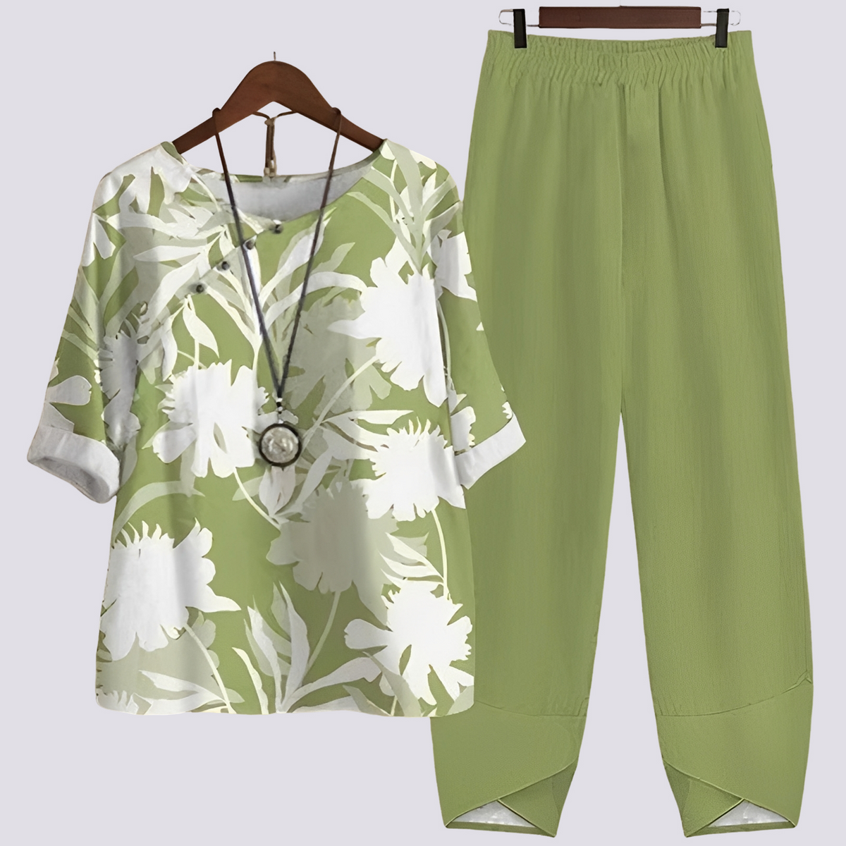 Ensemble Femme Confortable et Tendance à Motif Élégant
