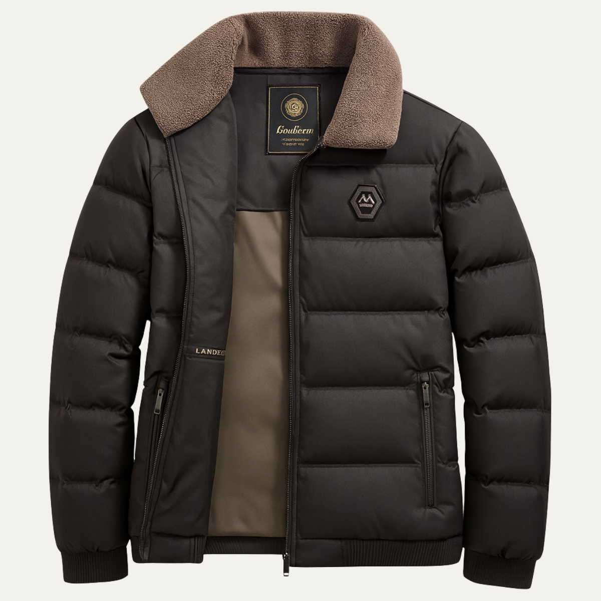 Veste Matelassée Homme Greenstead | Chaude et Coupe-vent