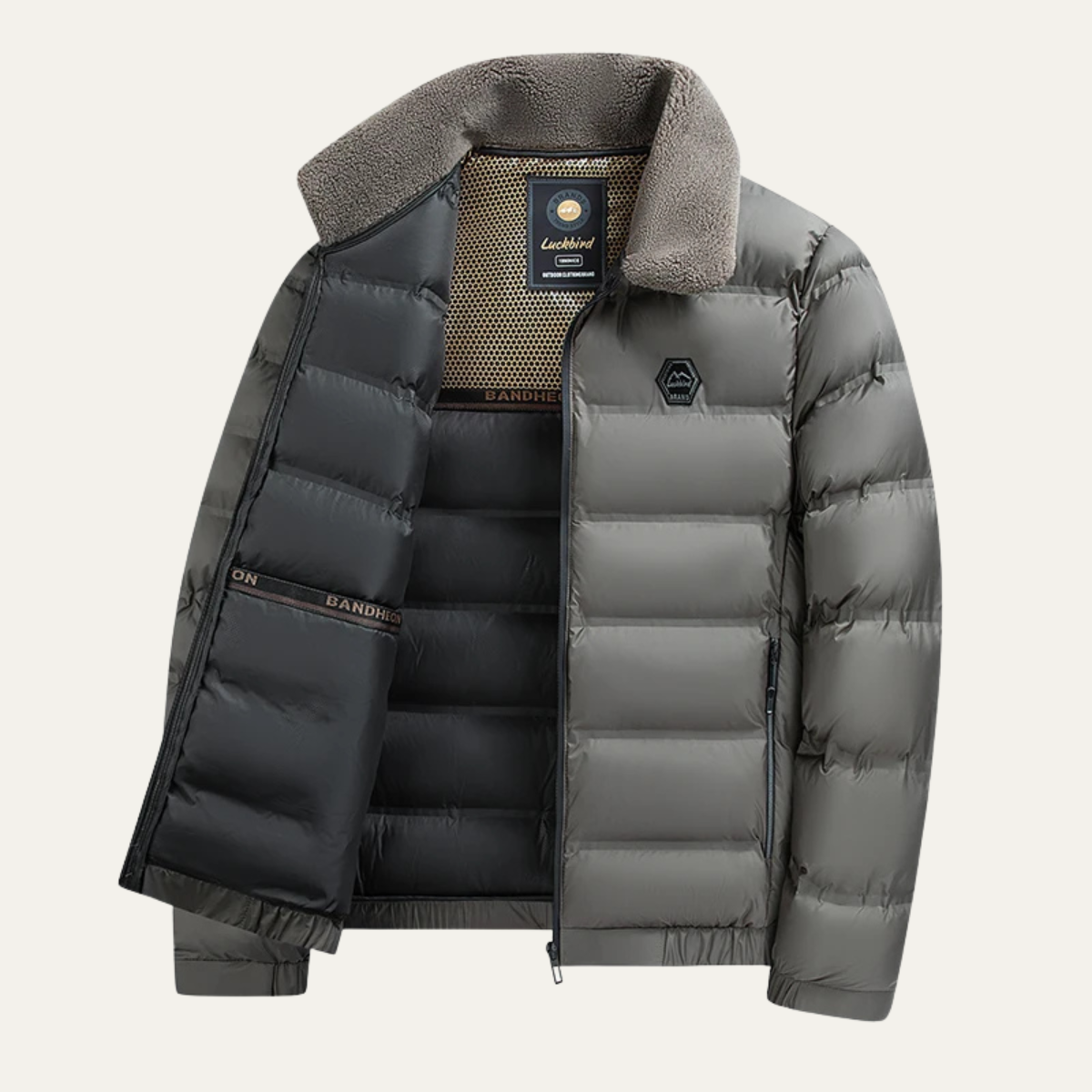 Veste Matelassée Homme Greenstead | Chaude et Coupe-vent