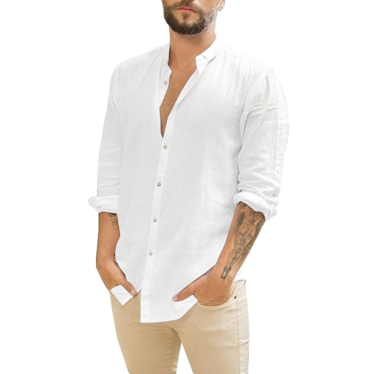 Chemise Homme Classique – Style Épuré et Confort Quotidien