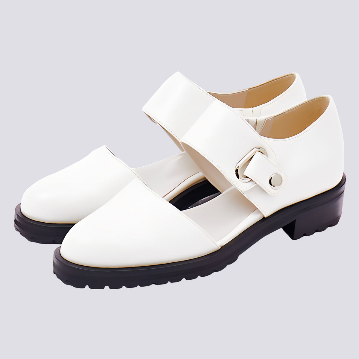 Chaussures Femme Mary Jane avec Boucle – Élégance Classique et Confort Quotidien