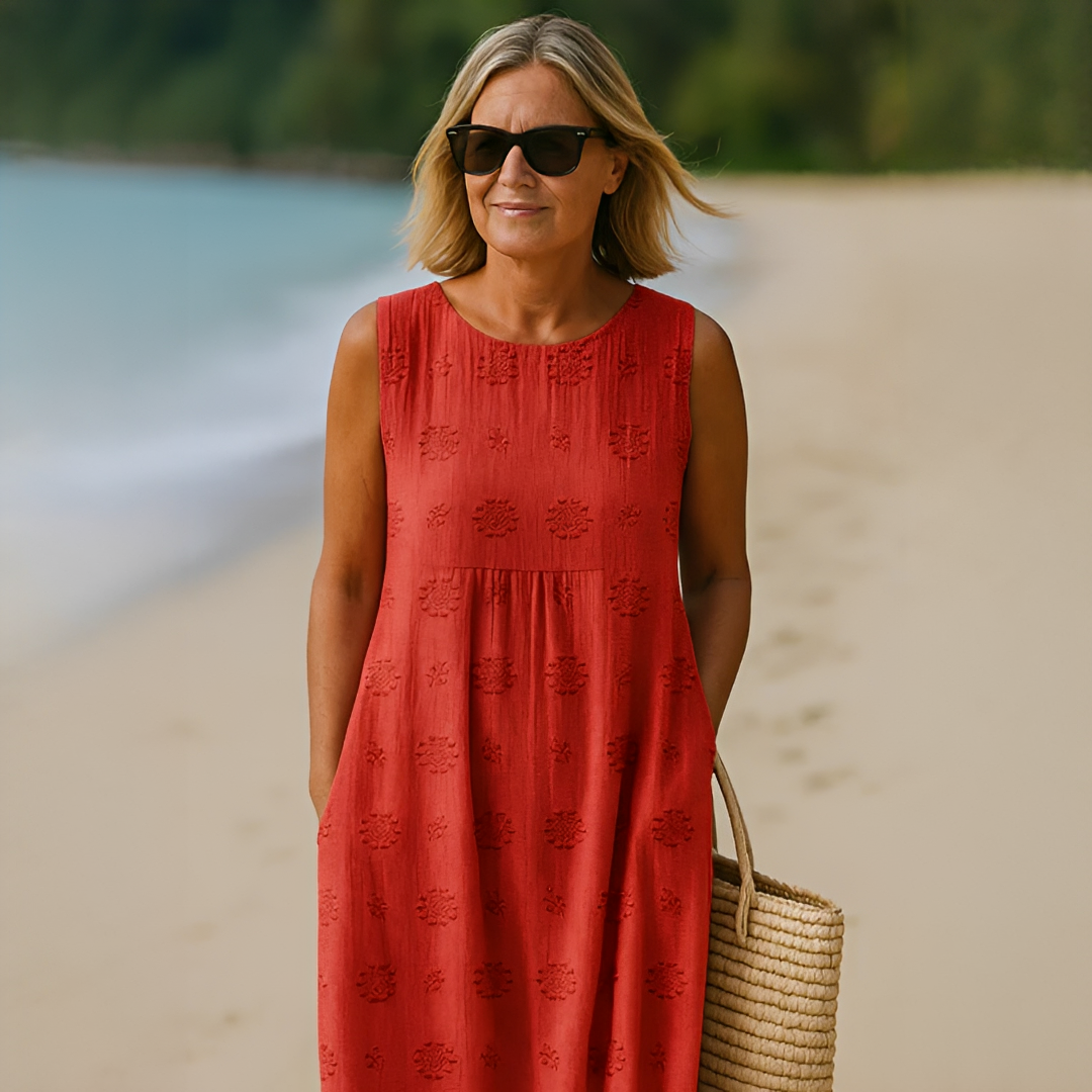 Robe d’Été Sans Manches Femme – Style Léger et Confort Quotidien