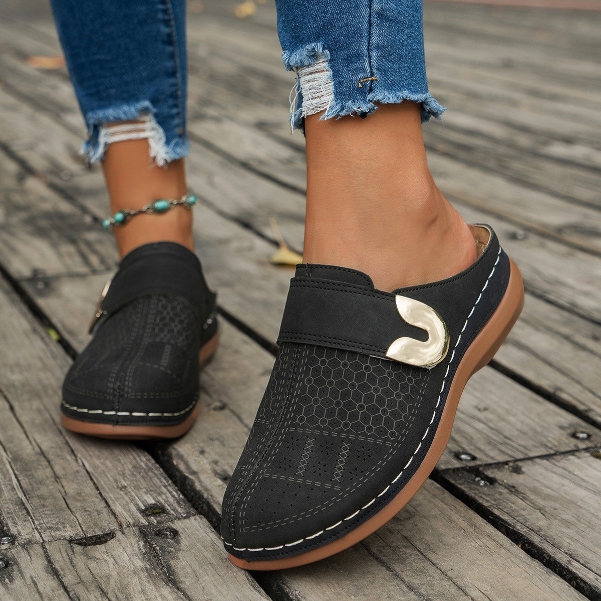Chaussons Femme Fermés – Confort Douillet pour la Maison