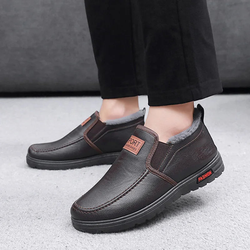 Loxley | Chaussures Homme Hiver Slip-On Mi-Montantes avec Doublure Chaude et Confort Durable