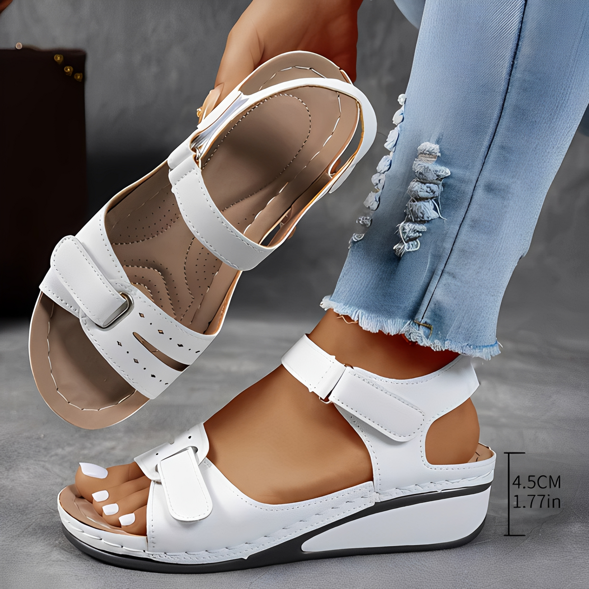 Sandales Orthopédiques Femme Élégantes – Confort Optimal et Style Estival