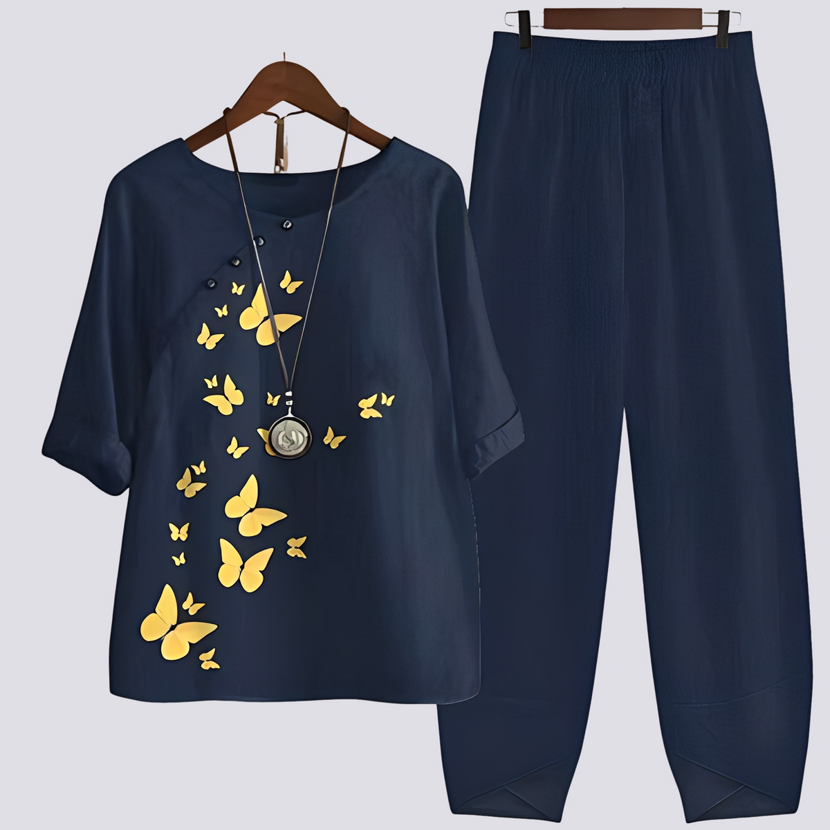 Ensemble Femme Confortable et Tendance à Motif Élégant