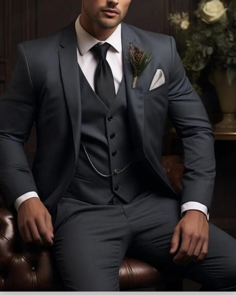 Costume Homme 3 Pièces avec Gilet | Élégance et Style Moderne