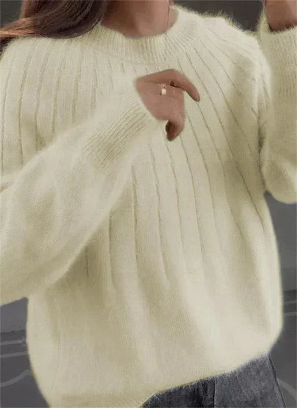 Pull Maille Douce Femme | Confort Chaud & Style Décontracté