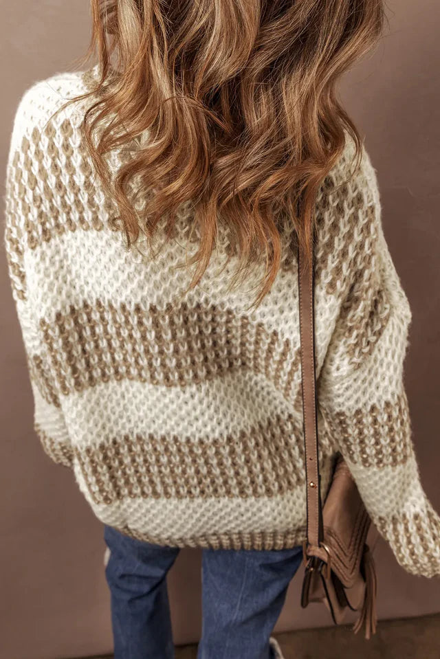 Pull Tricoté Structuré pour Femme | Chaleur et Style Hivernal