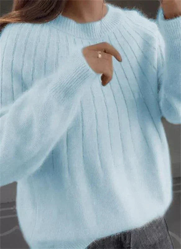 Pull Maille Douce Femme | Confort Chaud & Style Décontracté