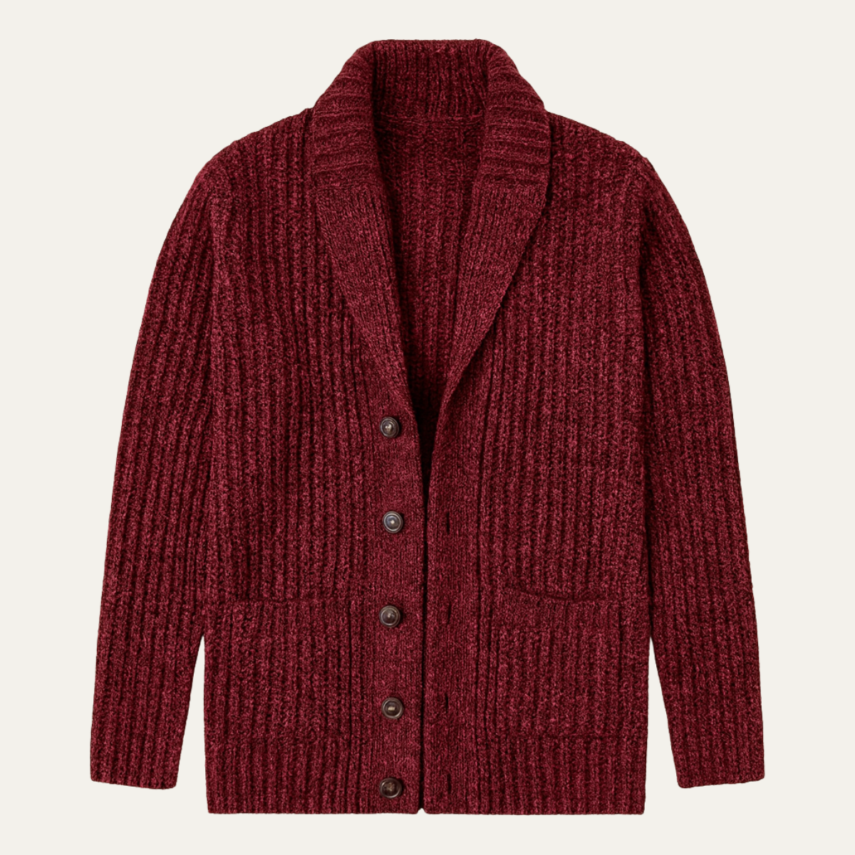Cardigan Homme Structuré avec Revers – Style, Confort et Polyvalence