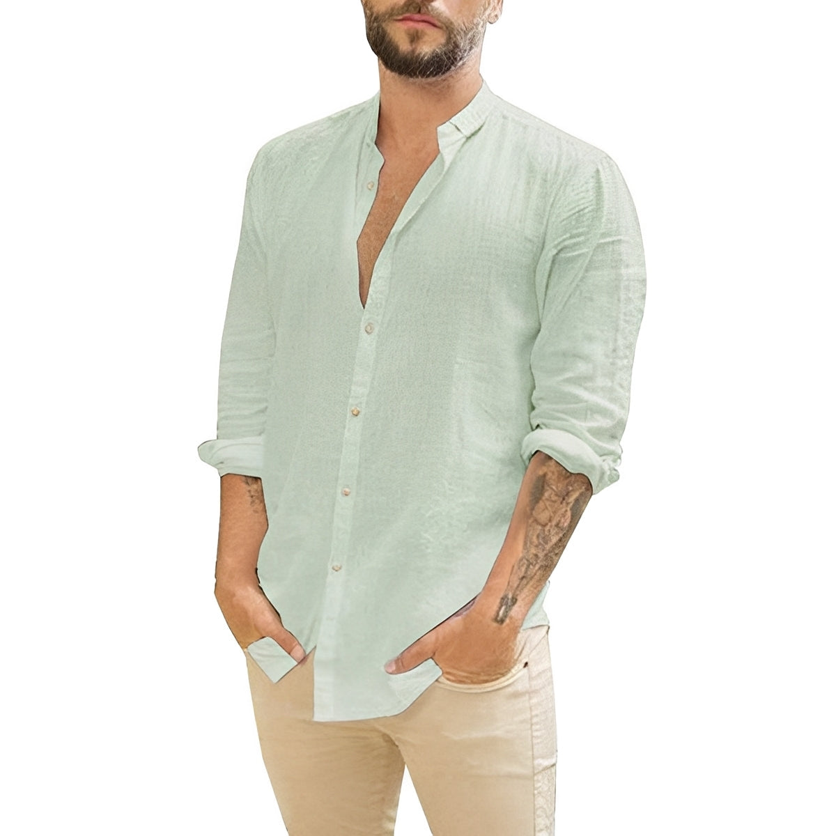 Chemise Homme Classique – Style Épuré et Confort Quotidien