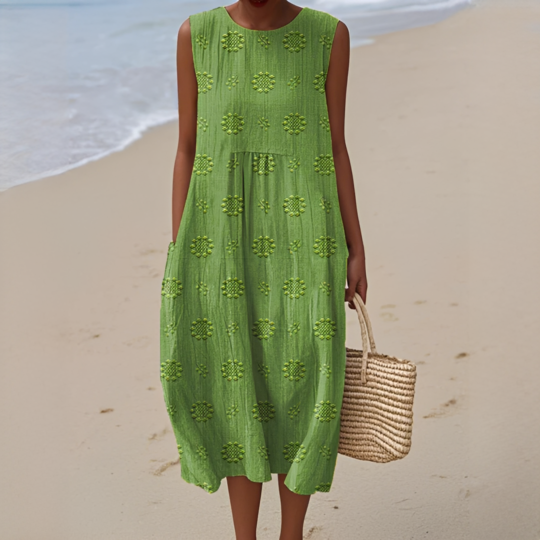 Robe d’Été Sans Manches Femme – Style Léger et Confort Quotidien