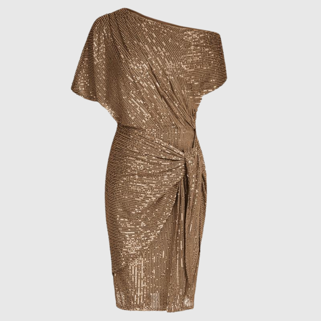Robe Bodycon Femme à Paillettes – Glamour Élégant et Silhouette Ajustée
