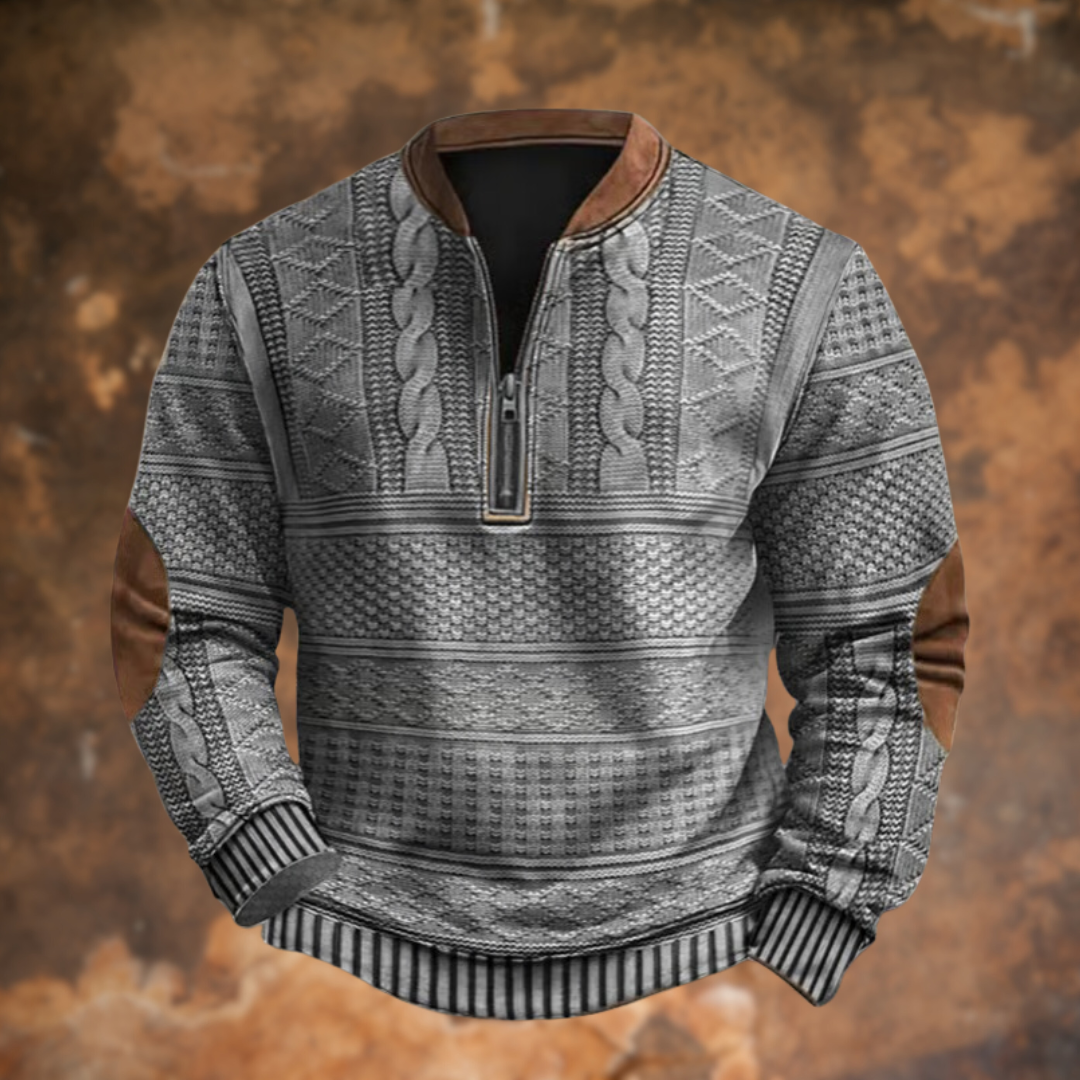 Pull Homme Zippé | Tricot Chaud et Élégant pour l’Hiver