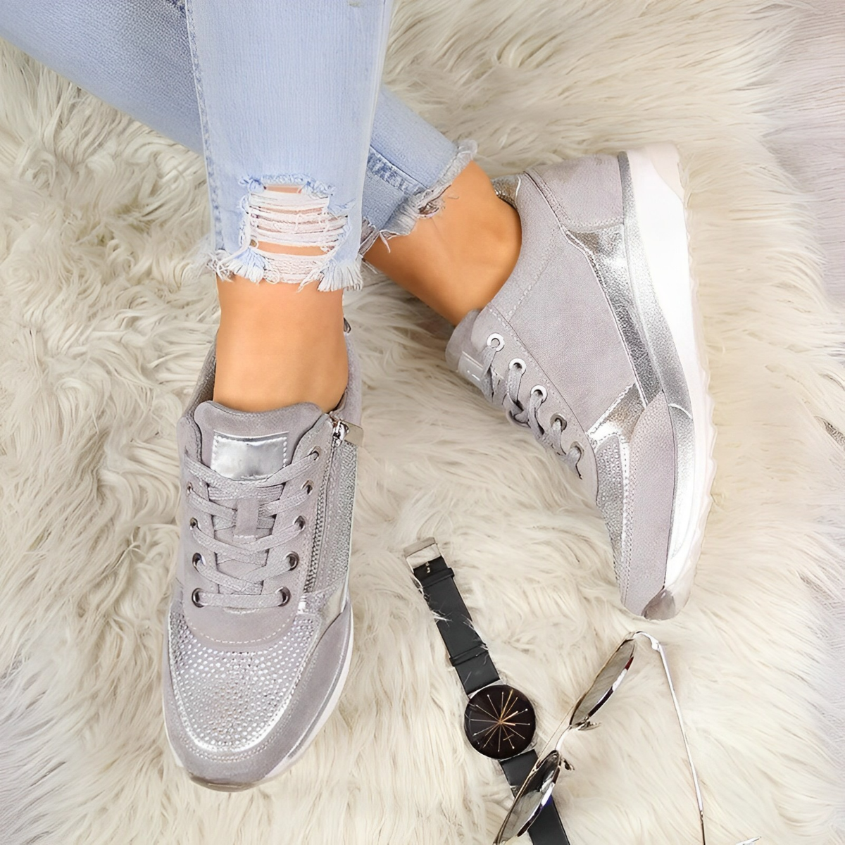 Sneakers Respirants – Confort Actif & Soutien au Quotidien