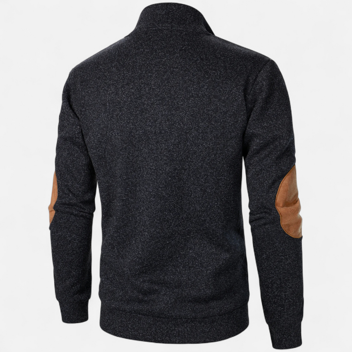 Cassian | Pull Homme Col Montant Boutonné Patchwork Style Heritage