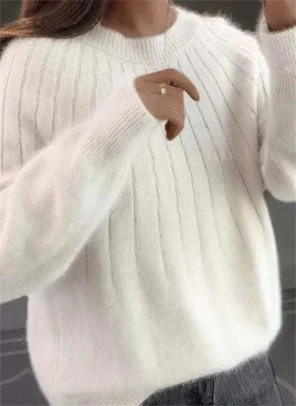 Pull Maille Douce Femme | Confort Chaud & Style Décontracté