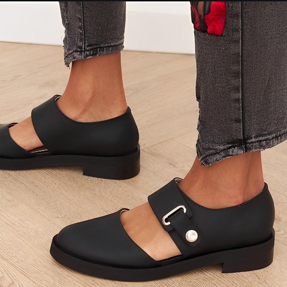 Chaussures Femme Mary Jane avec Boucle – Élégance Classique et Confort Quotidien
