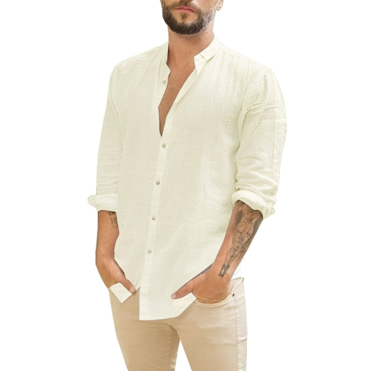 Chemise Homme Classique – Style Épuré et Confort Quotidien