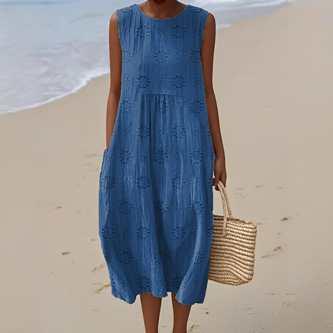 Robe d’Été Sans Manches Femme – Style Léger et Confort Quotidien
