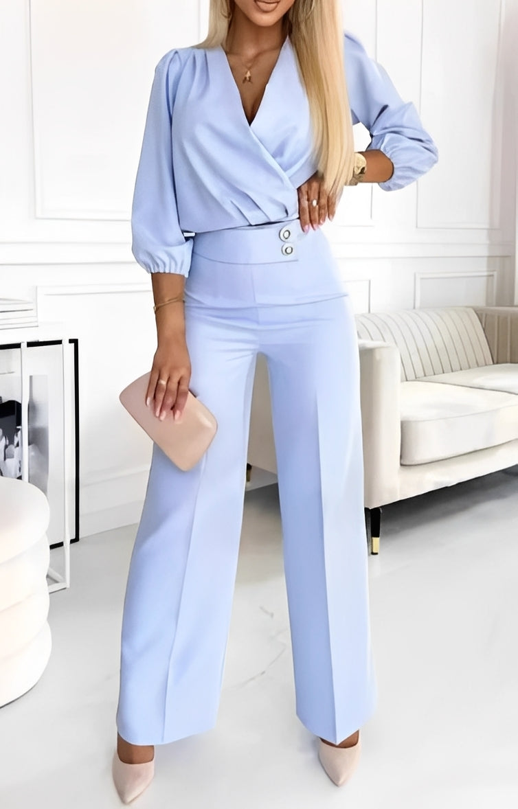 Ensemble Femme Deux Pièces Élégant – Style Classique pour Occasions et Bureau