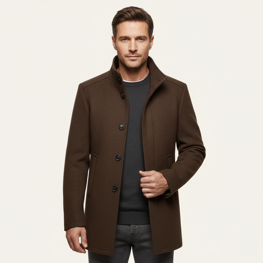 Manteau Homme | Boutonné, Chaud et Élégant