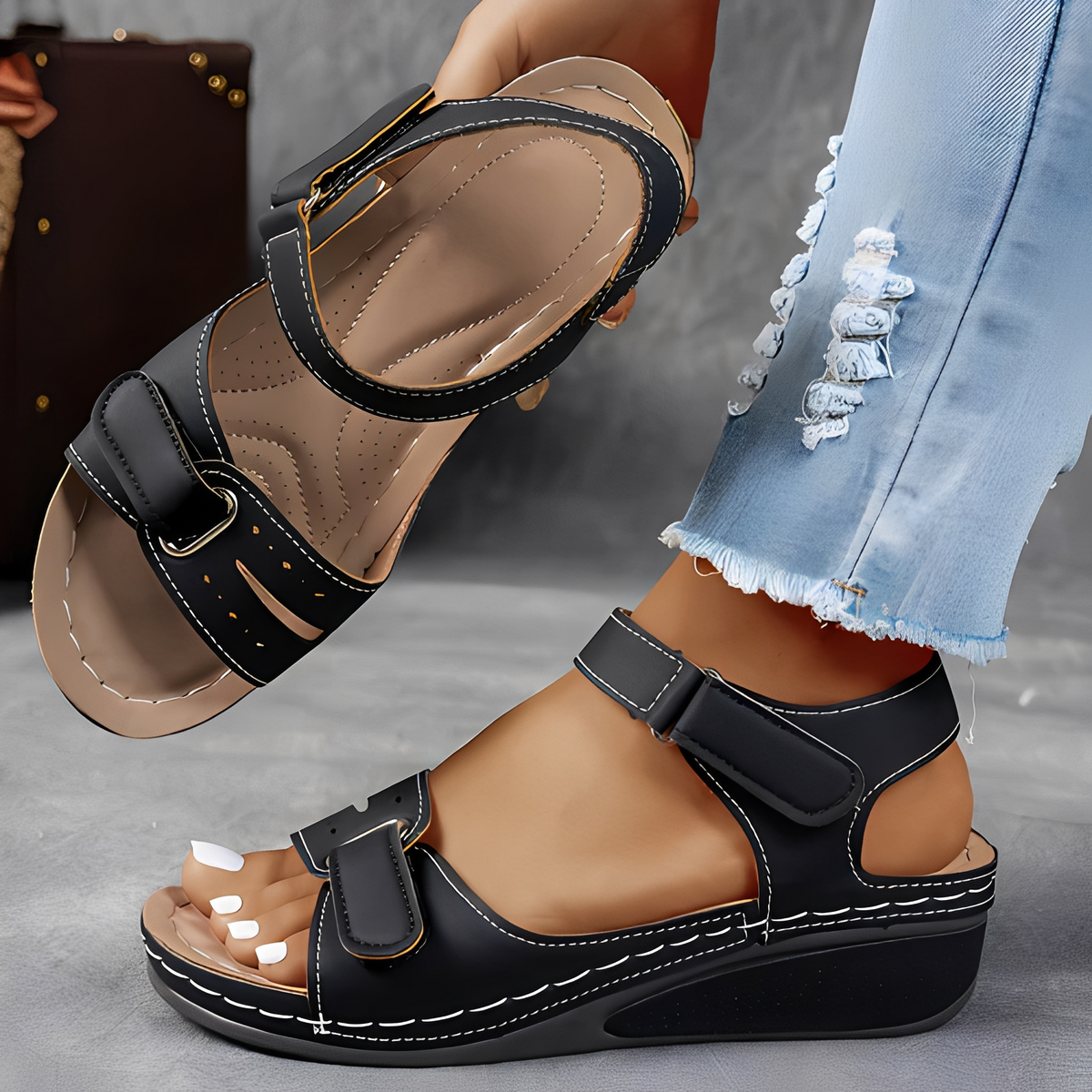 Sandales Orthopédiques Femme Élégantes – Confort Optimal et Style Estival