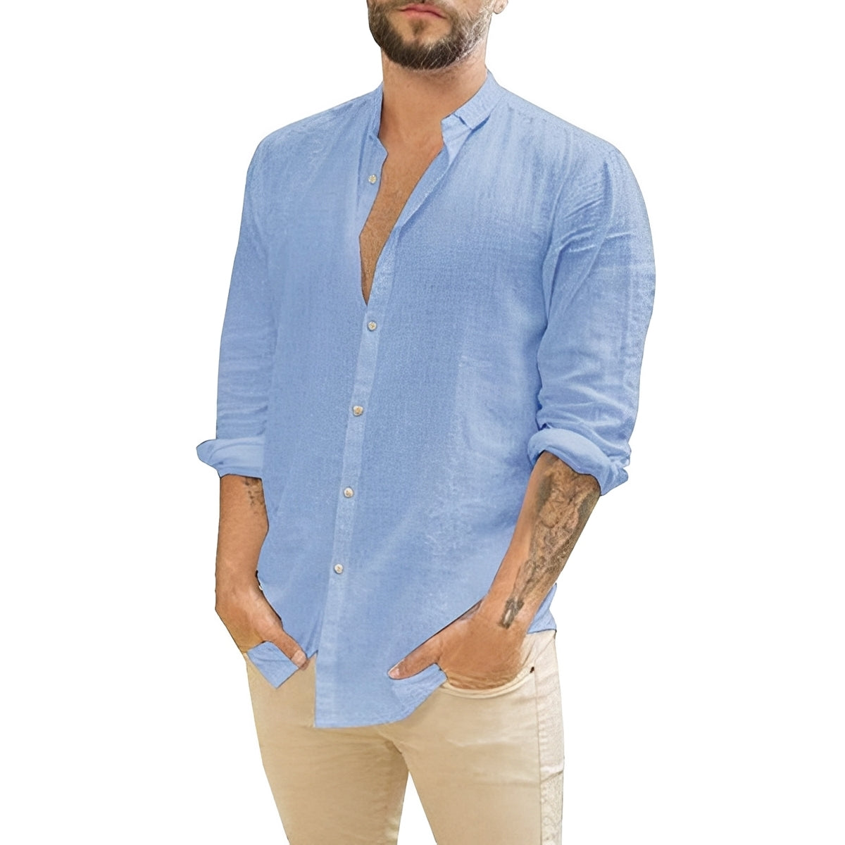 Chemise Homme Classique – Style Épuré et Confort Quotidien