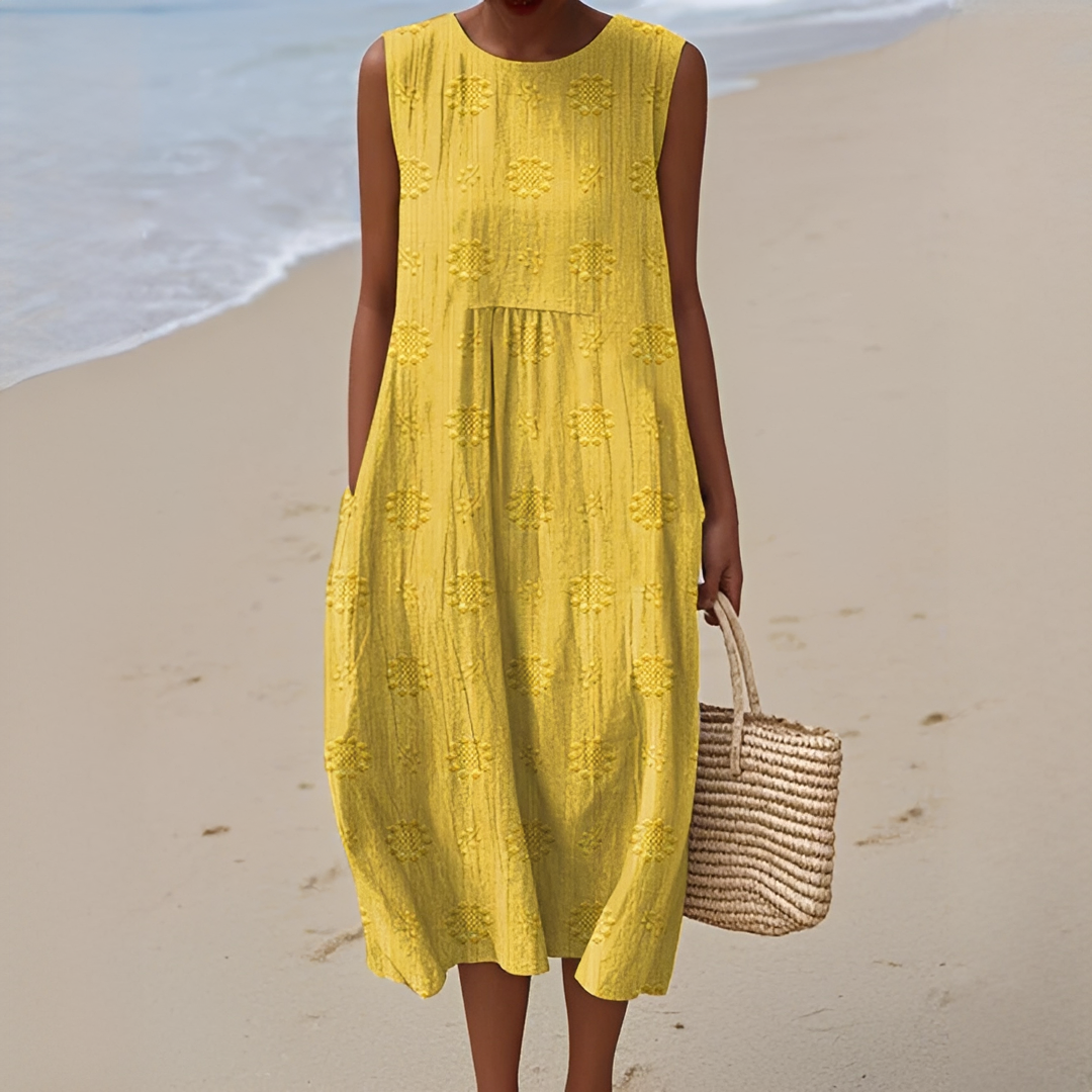 Robe d’Été Sans Manches Femme – Style Léger et Confort Quotidien