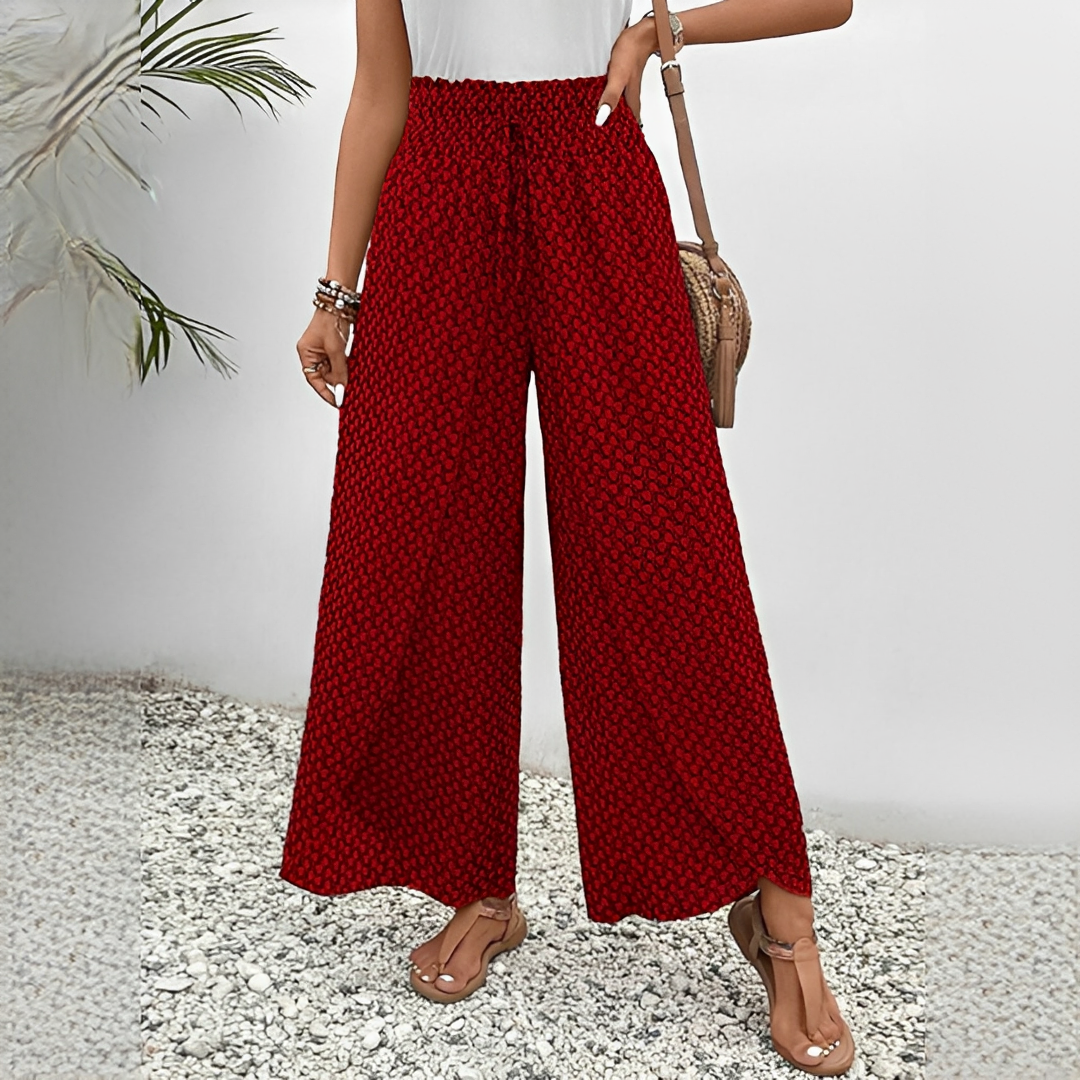 Pantalon d’Été Femme Léger avec Cordon – Confort Décontracté pour les Journées Chaudes