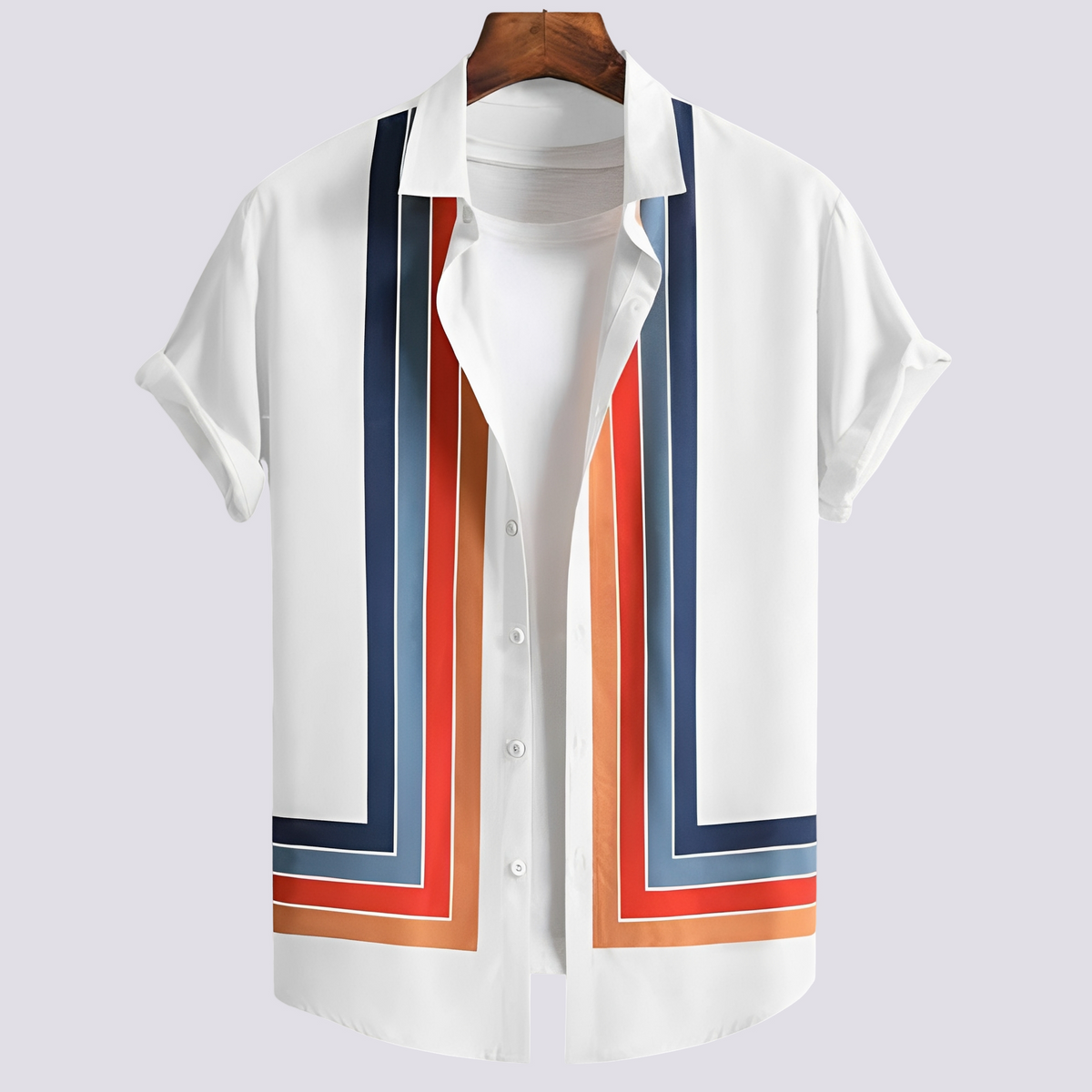Chemise Homme à Motif Classique – Élégance Moderne et Style Distinctif