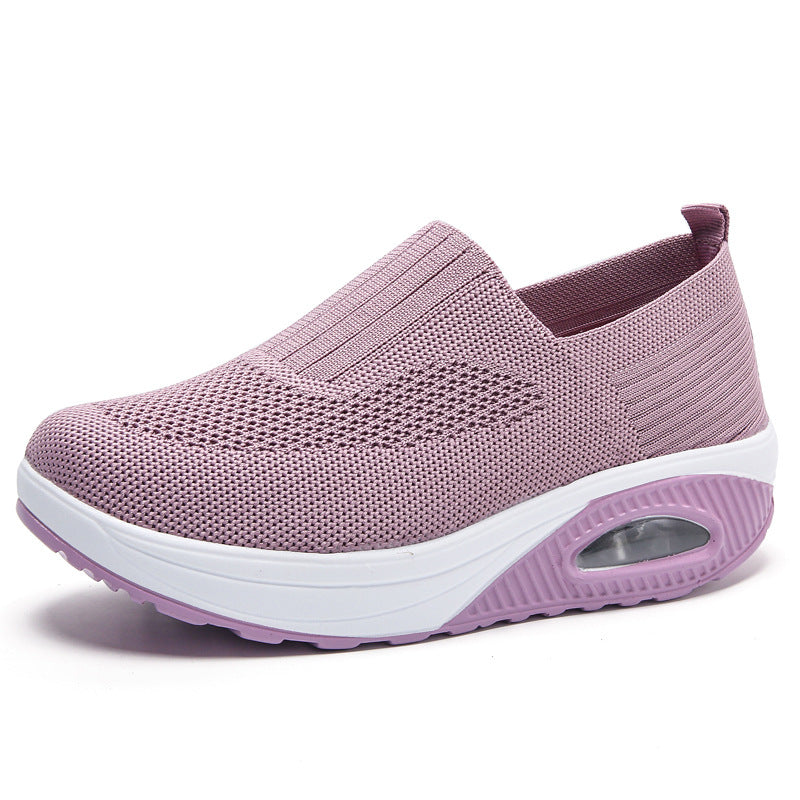 Sneakers Femme Slip-On Orthopédiques Respirantes et Confortables